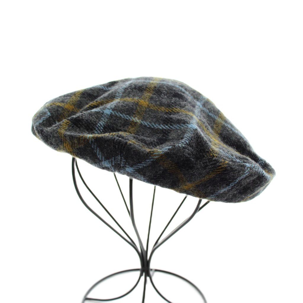 アンダーカバー UNDERCOVER × キジマ タカユキ KIJIMA TAKAYUKI CHECKED WOOL BERET ベレー帽 帽子 チェック柄 3 グレー 水色 ライトブルー UCZ4H03 /AN6 アンダーカバー UNDERCOVER × キジマ タカユキ KIJIMA TAKAYUKI CHECKED WOOL BERET ベレー帽 帽子 チェック柄 3 グレー 水色 ライトブルー UCZ4H03 /AN6
