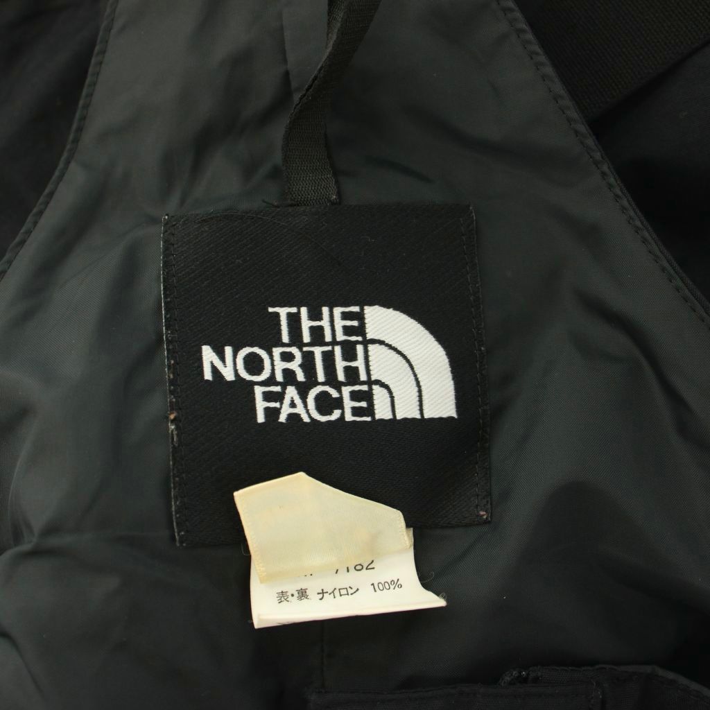 ザノースフェイス THE NORTH FACE 90s ヴィンテージ ビブパンツ ゴアテックス オーバーオール スキーウェア L 黒 ブラック NP-7182 /KU