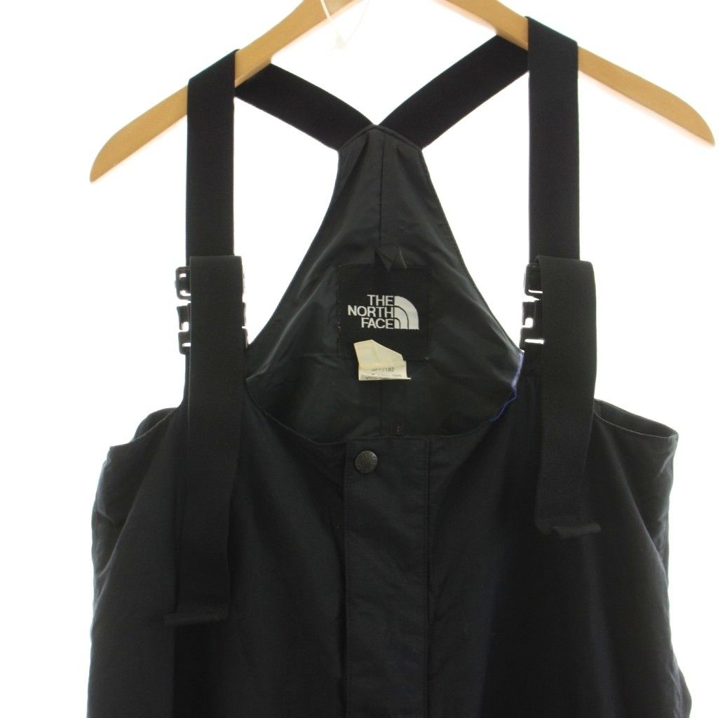 ザノースフェイス THE NORTH FACE 90s ヴィンテージ ビブパンツ ゴアテックス オーバーオール スキーウェア L 黒 ブラック NP-7182 /KU