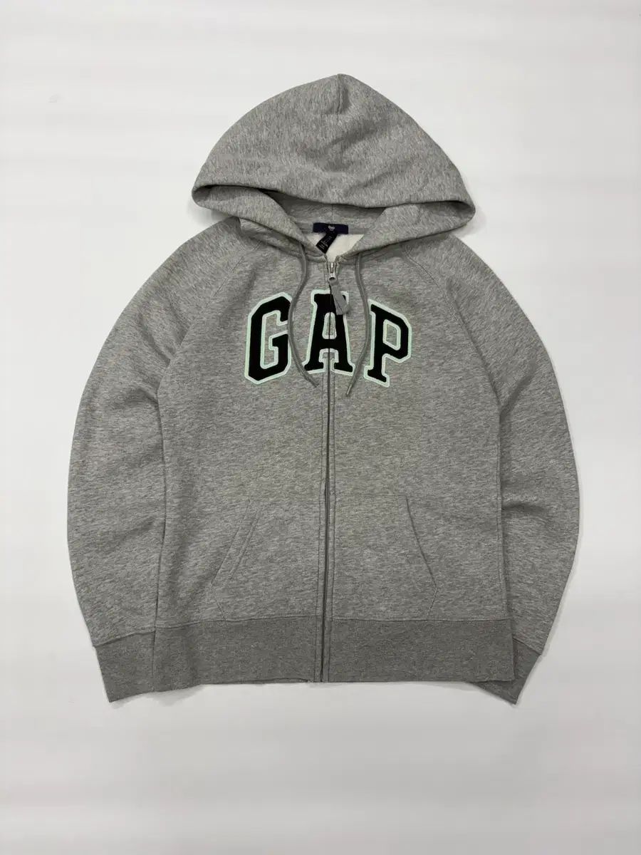 GAP ヴィンテージ GAP ウィメンズ グレー WHO フード ジップアップ