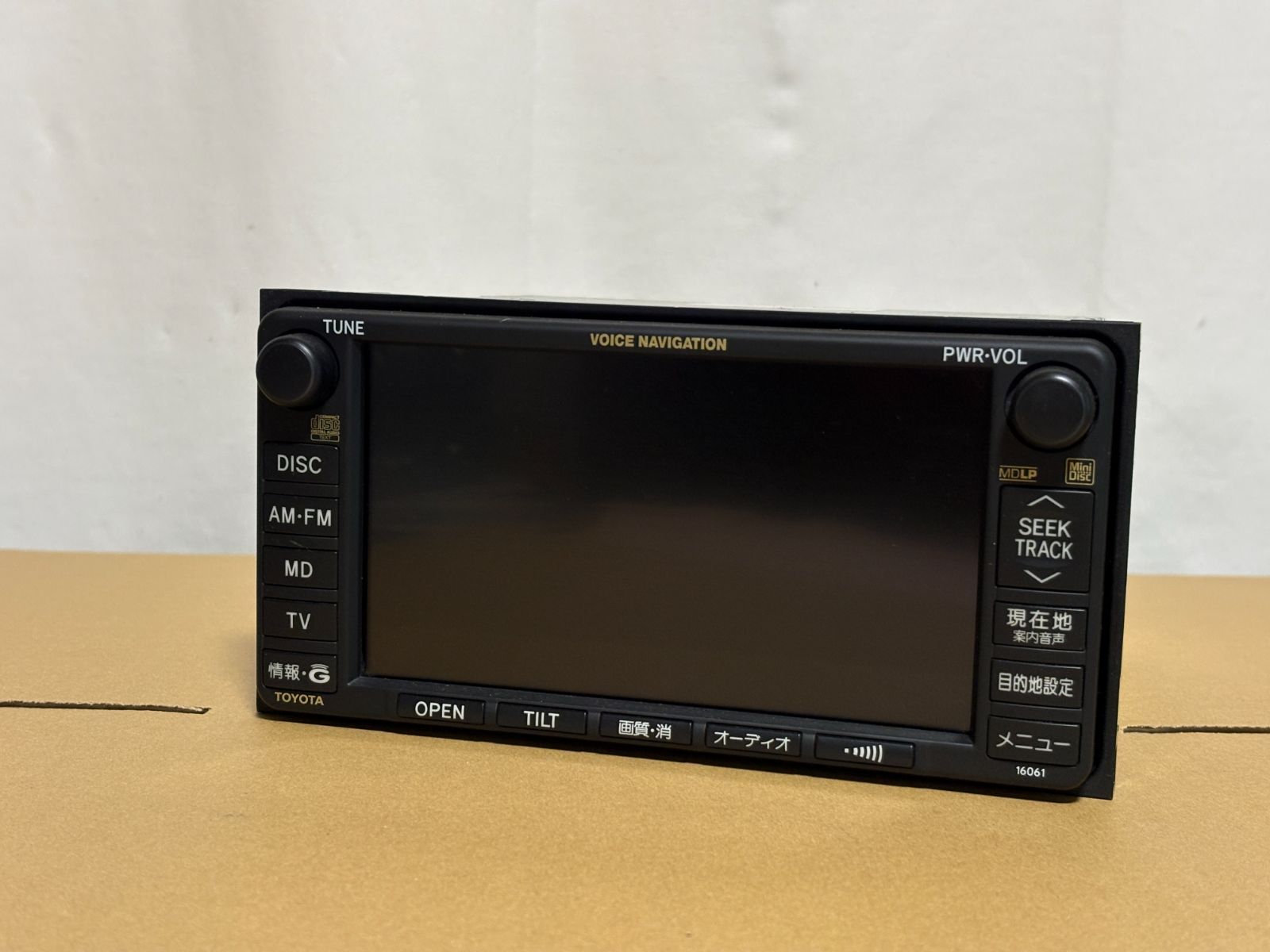 ★86120-58070★16061　トヨタ純正　10系アルファード　ナビモニター　リフレッシュナビ　動作保証品★