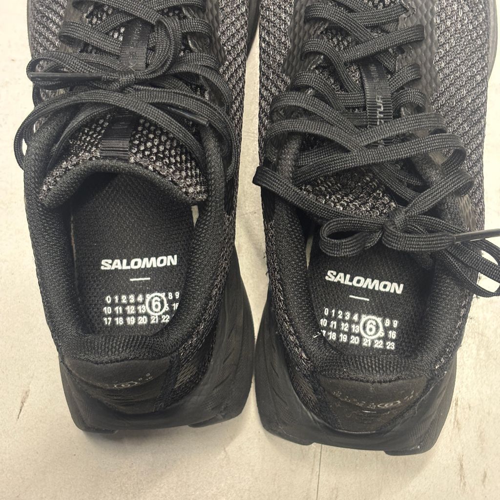 SALOMON × MM6 サロモン×エムエムシックス SPECTUR 2 スニーカー 478114 ブラック size:24.5【中目黒B05】