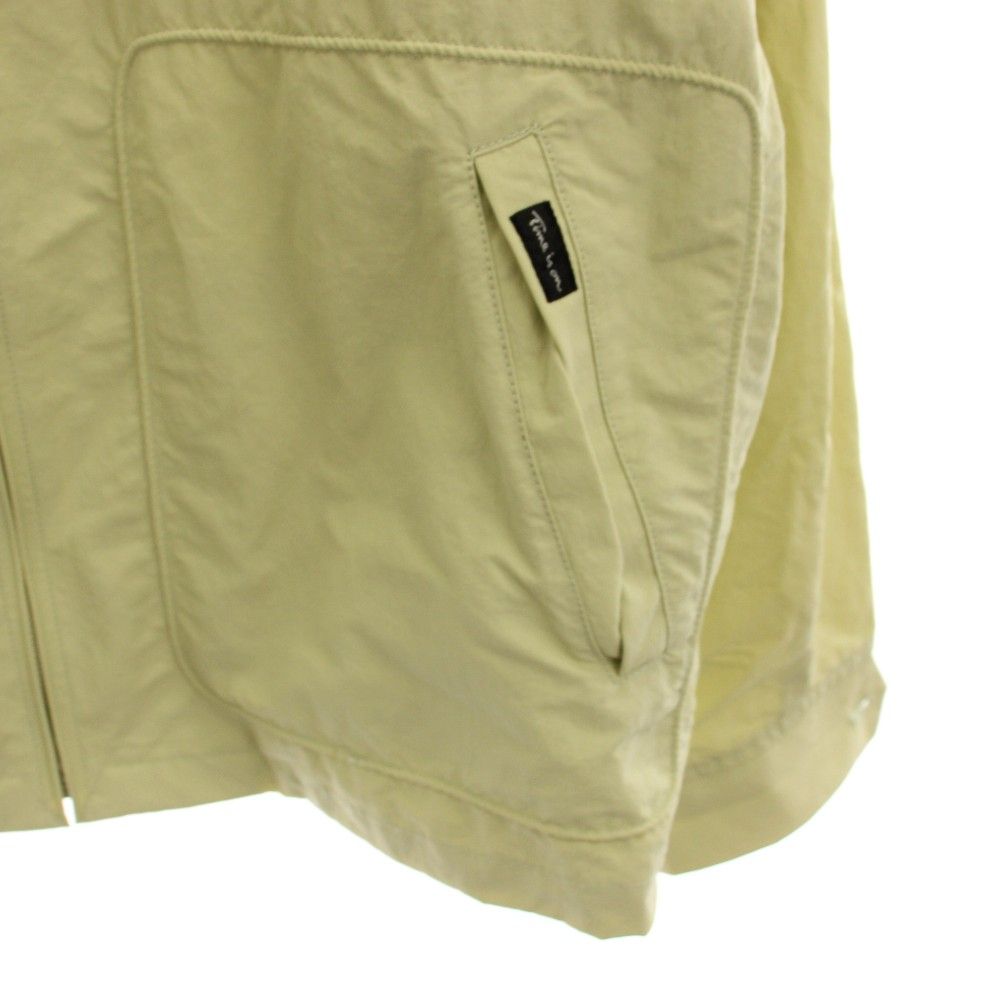 タイムイズオン Time is on MACローリークラシックジャンパー MAC LOWLY CLASSIC JUMPER ステンカラージャケット ナイロン ジップアップ 1 黄緑 イエローグリーン T230-B950 /HN