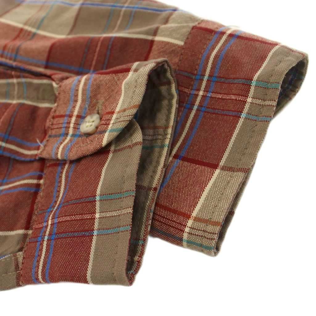 ペンドルトン PENDLETON 70s ヴィンテージ カジュアルシャツ 長袖 チェック柄 M 茶 ブラウン グレージュ /KU ペンドルトン PENDLETON 70s ヴィンテージ カジュアルシャツ 長袖 チェック柄 M 茶 ブラウン グレージュ /KU
