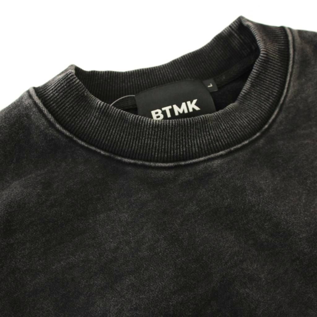 ビーティーエムケー BTMK USED加工 スウェット トレーナー 長袖 L 黒 ブラック /☆G