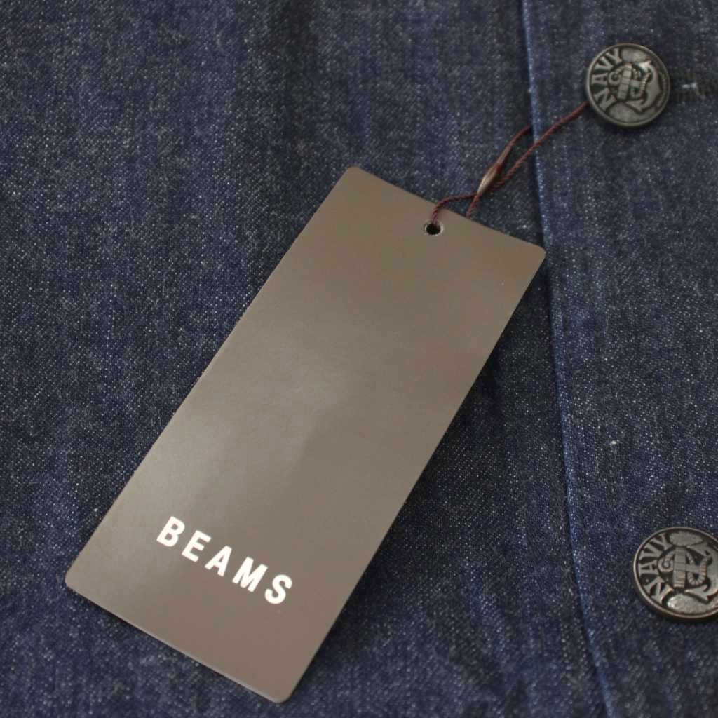 バズリクソンズ BUZZ RICKSON’S fennica BEAMS デニムジャケット ペイント 40 ネイビー 紺 BR14584FE /☆G