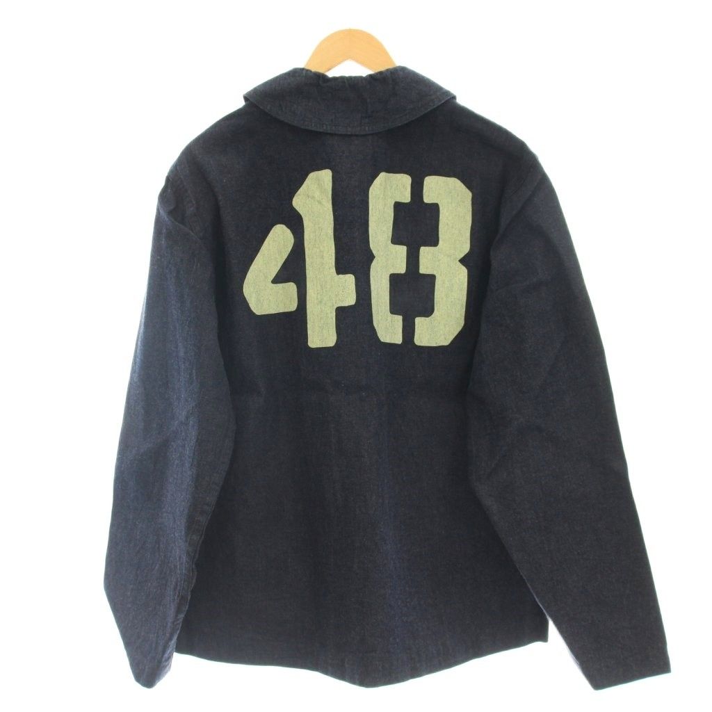 バズリクソンズ BUZZ RICKSON’S fennica BEAMS デニムジャケット ペイント 40 ネイビー 紺 BR14584FE /☆G