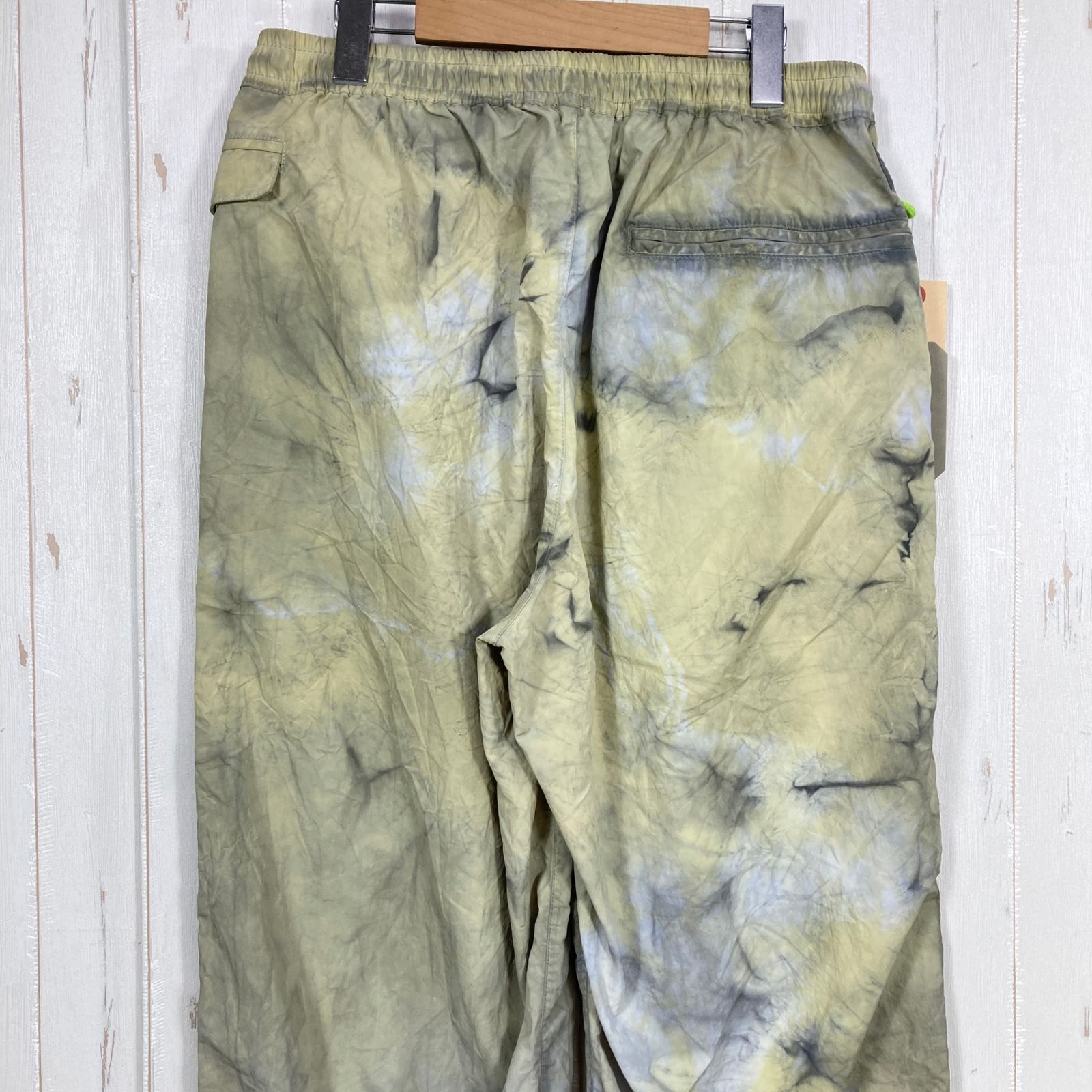 ✉️Men's 3 イエロー系 迷迭香 ( マンネンロウ ) ナイロン ハーベスト トレーナー 噴湯丘 エディション タイダイ NYLON HARVEST TRAINER 噴湯丘 Edition Tie-dye 生産終了モデル 入手困難 ネオ