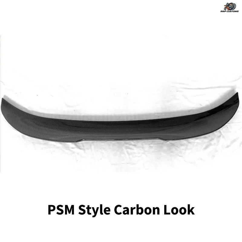 BMW 3シリーズ F30 M3 M4 MP PSMスタイル 2013-2019用 リアトランクスポイラーウィングリップ リアルーフディフューザー テールフィン カー