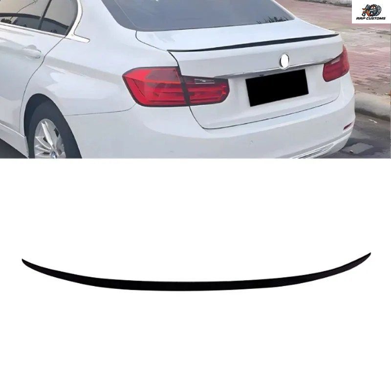 BMW 3シリーズ F30 M3 M4 MP PSMスタイル 2013-2019用 リアトランクスポイラーウィングリップ リアルーフディフューザー テールフィン カー
