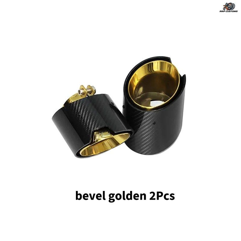 BMW 3 4シリーズ G20 G22 320 425 430用マフラーチップテールパイプ交換用カーボンファイバーステンレススチール排気システムノズル
