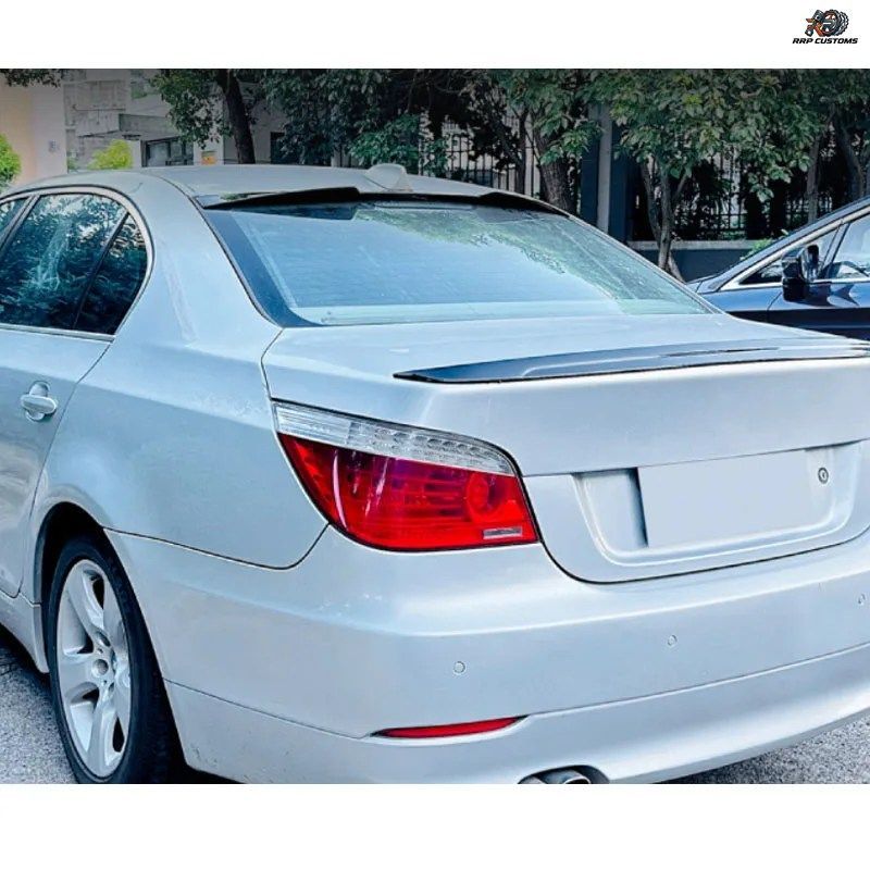 BMW 5シリーズ E60 520i 525i 530i 2004 2005-2010用リアルーフリップスポイラーリアトランクウィングボディキットテールフィンアクセサリ