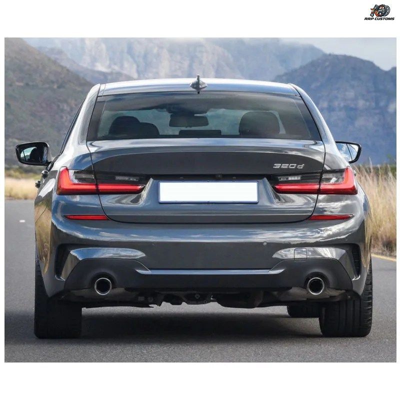 BMW 3シリーズ G20 G21 G22 320i 330i 420i 425i用テールパイプ交換用排気システムテールスロート装飾カバーボディキットチューニング