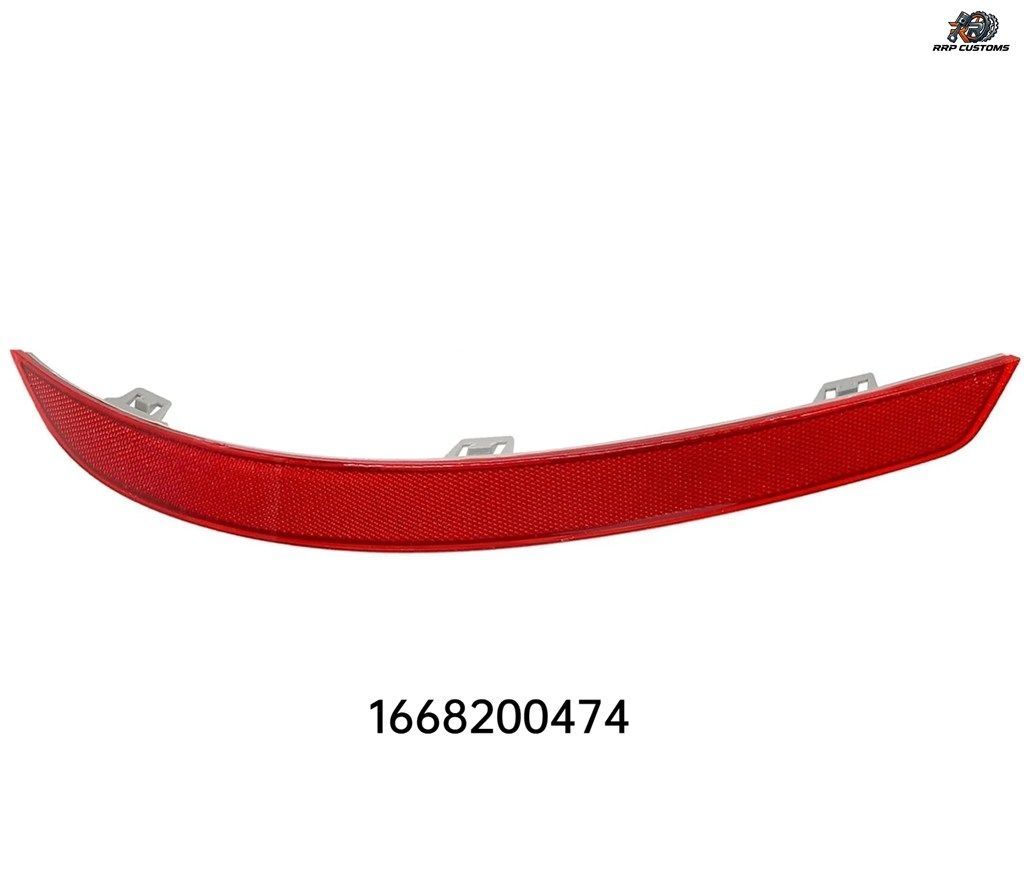 メルセデスベンツ GL GLSクラス W166 GL350 GL450 GL500 GL550 GLS350 2012-2019用リアバンパーリフレクター反射ストリップアクセサリー