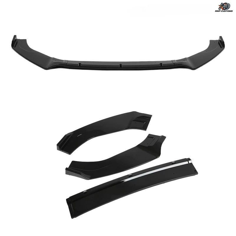 フォルクスワーゲン ゴルフ 7 7.5 7.5R GTI 7R-line 2012-2019 用 フロントバンパーリップスプリッターパーツ フロントブレードアクセサリ