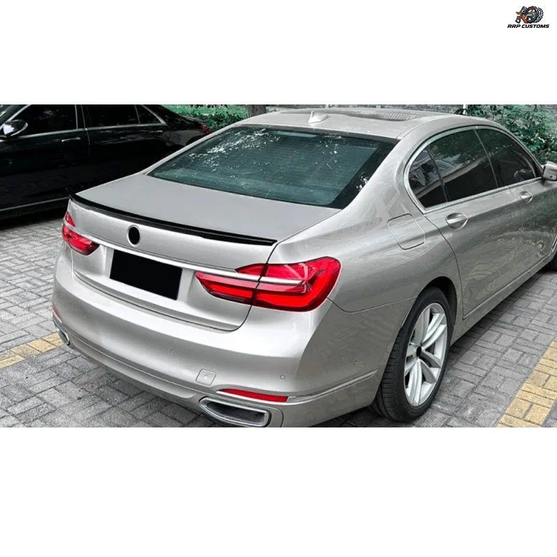 BMW 7シリーズ G11 G12 2016-2022用リアトランクスポイラーウィングリップボディキットリアルーフディフューザーテールフィンアクセサリー