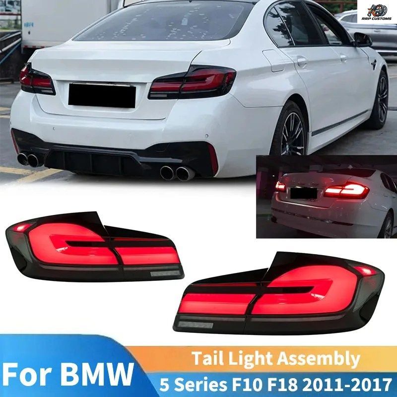 BMW 5シリーズ F10 F18 2011-2017用テールライトアセンブリ、リアランプ、シグナル、自動車アクセサリー、シグナルランプアセンブリ、チュ