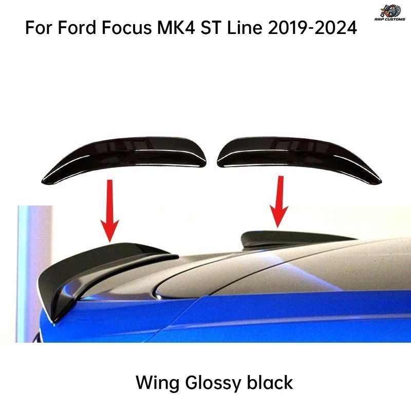 フォード フォーカス MK4 ST ライン 2018-2025 用 フロントバンパーリップ レーシンググリル ボディキット スポイラーウィング ディフュー