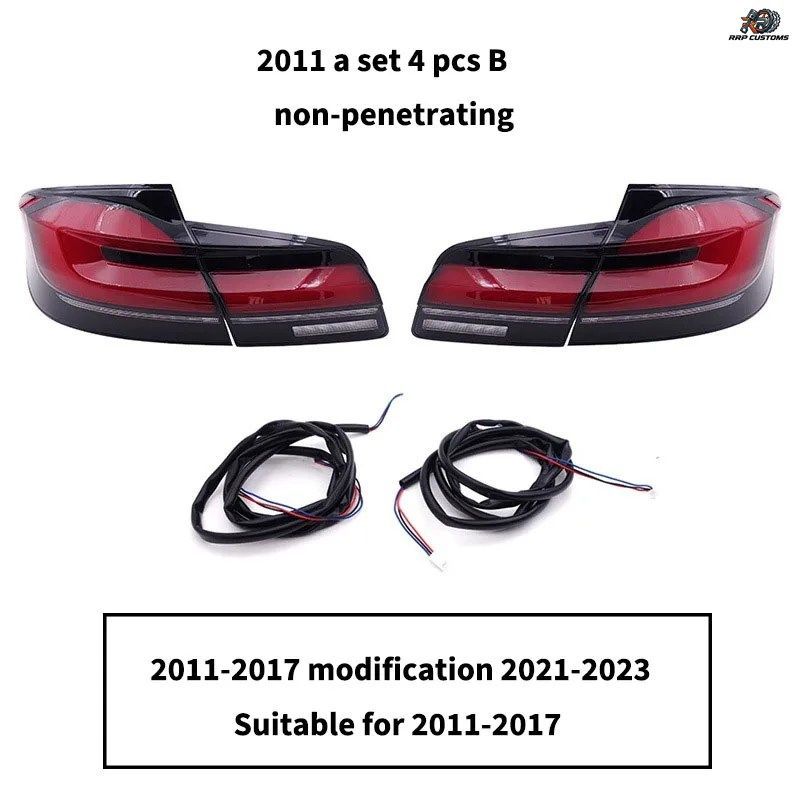 BMW 5シリーズ F18 F10 2011-2017用テールライトアセンブリ、テールライト自動車用シグナルランプアセンブリ、シーケンシャルターンシグナ