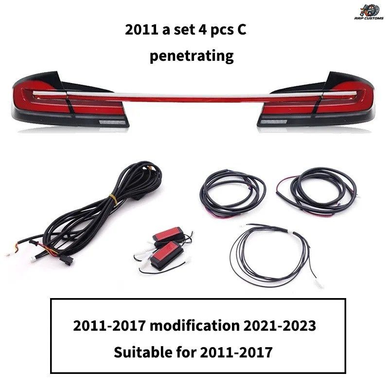 BMW 5シリーズ F18 F10 2011-2017用テールライトアセンブリ、テールライト自動車用シグナルランプアセンブリ、シーケンシャルターンシグナ