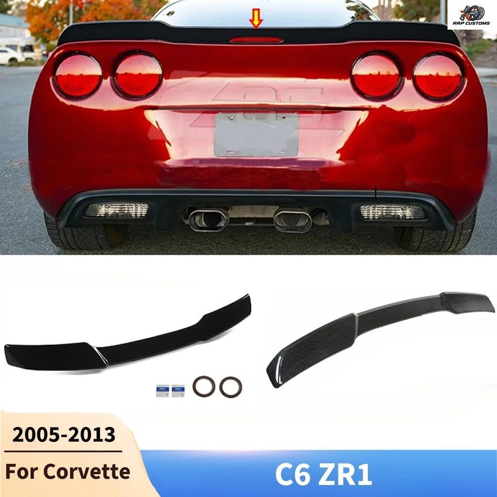 コルベット C6 ZR1 2005-2013 車用リアルーフ リップ トランク リッド ウィング スポイラー テール フィン ガード ボード チューニング キ