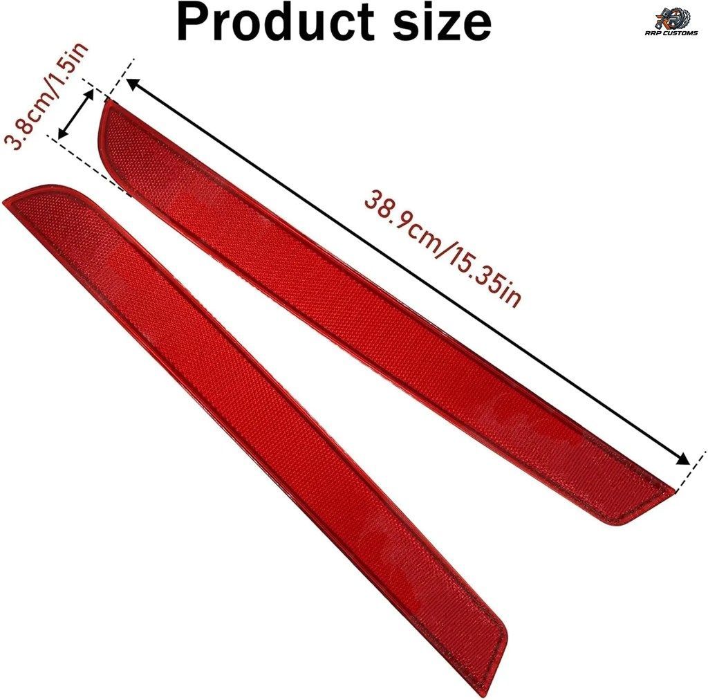 メルセデスベンツ GL GLSクラス W166 GL350 GL450 GL500 GL550 GLS350 2012-2019用リアバンパーリフレクター反射ストリップアクセサリー