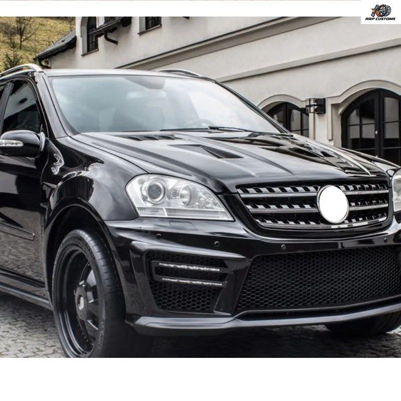 メルセデスベンツ ML W164 ML300 320 350 400 500 2005-2008 用レーシンググリル、車のフロントバンパーグリル、ボンネット、ボディキット メルセデスベンツ ML W164 ML300 320 350 400 500 2005-2008 用レーシンググリル、車のフロントバンパーグリル、ボンネット、ボディキット