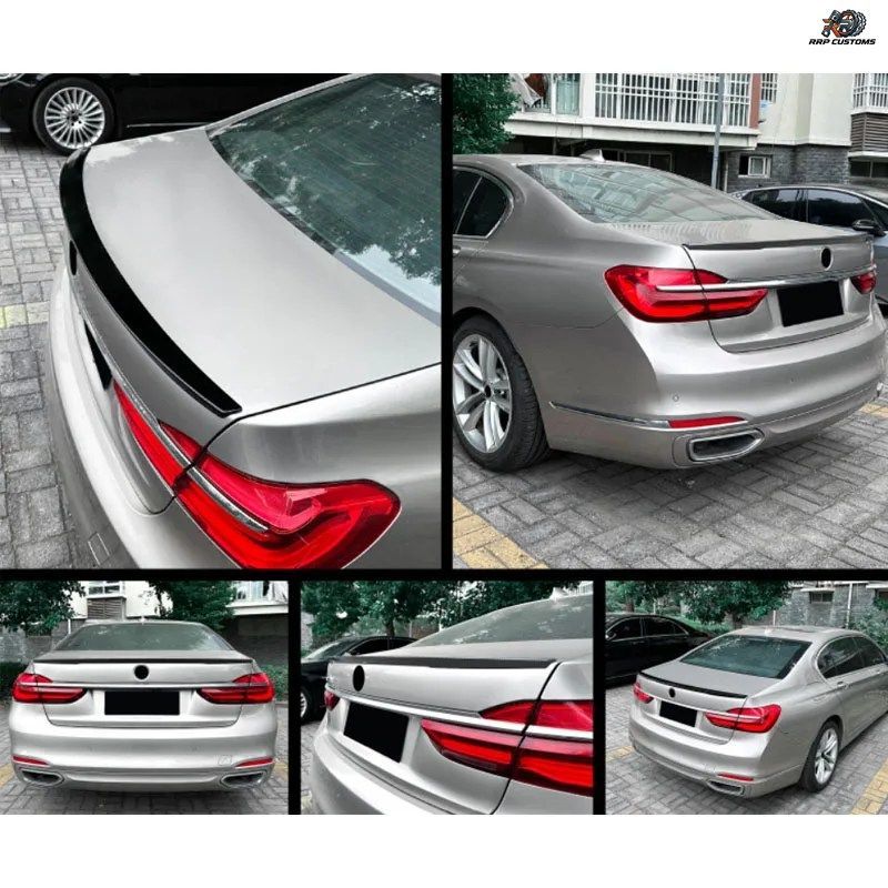 BMW 7シリーズ G11 G12 2016-2022用リアトランクスポイラーウィングリップボディキットリアルーフディフューザーテールフィンアクセサリー