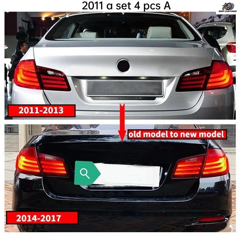 BMW 5シリーズ F18 F10 2011-2017用テールライトアセンブリ、テールライト自動車用シグナルランプアセンブリ、シーケンシャルターンシグナ