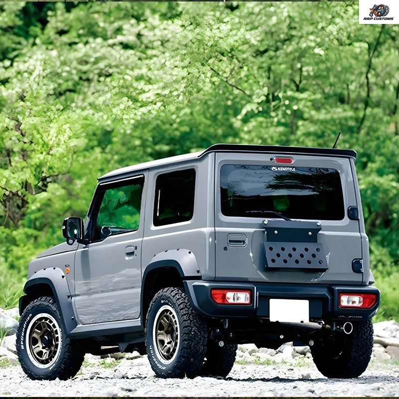 スズキ ジムニー JB74 2019-2025 3ドア/5ドア用カートップスポイラーウィングリップ、テールフィンガードボードリッドキット、外装装飾パー スズキ ジムニー JB74 2019-2025 3ドア/5ドア用カートップスポイラーウィングリップ、テールフィンガードボードリッドキット、外装装飾パー