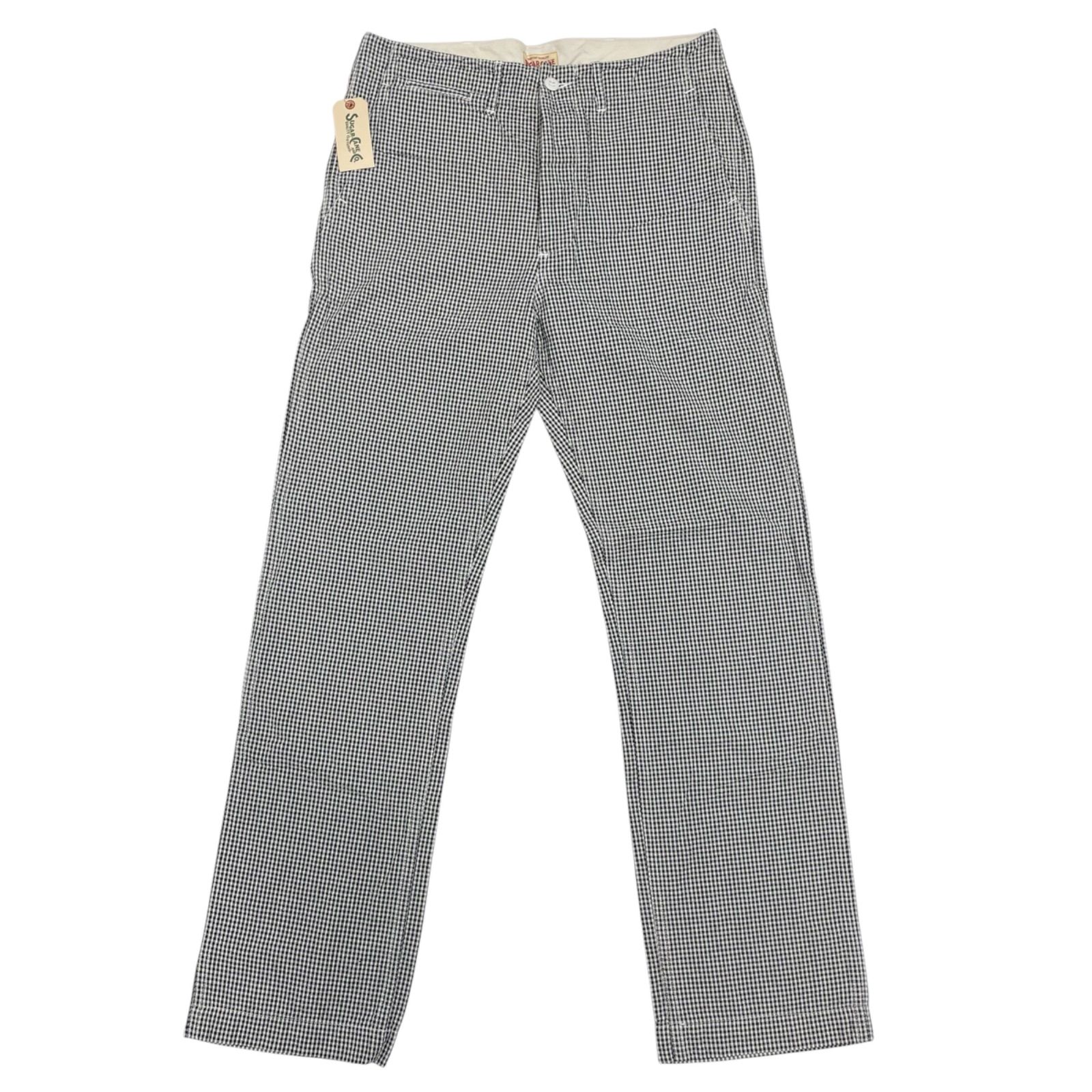 未使用品 32 SUGAR CANE SC40561 M-41 シュガーケーン ピンチェック チノパンツ コックパンツ