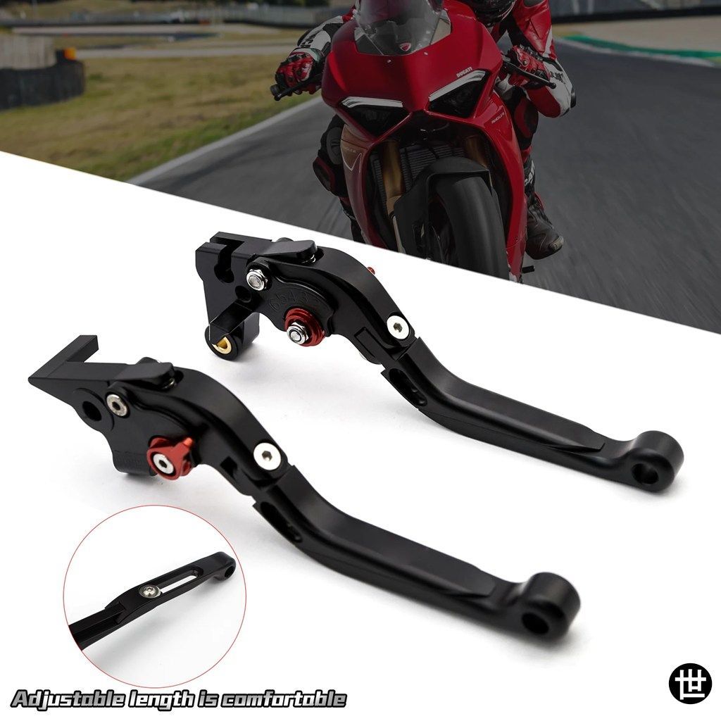 DUCATI 749 848 899 959 999 1098 1198 1199 1299 PANIGALE DIAVEL CARBON XDIAVEL S 折りたたみ式伸縮ブレーキクラッチレバー