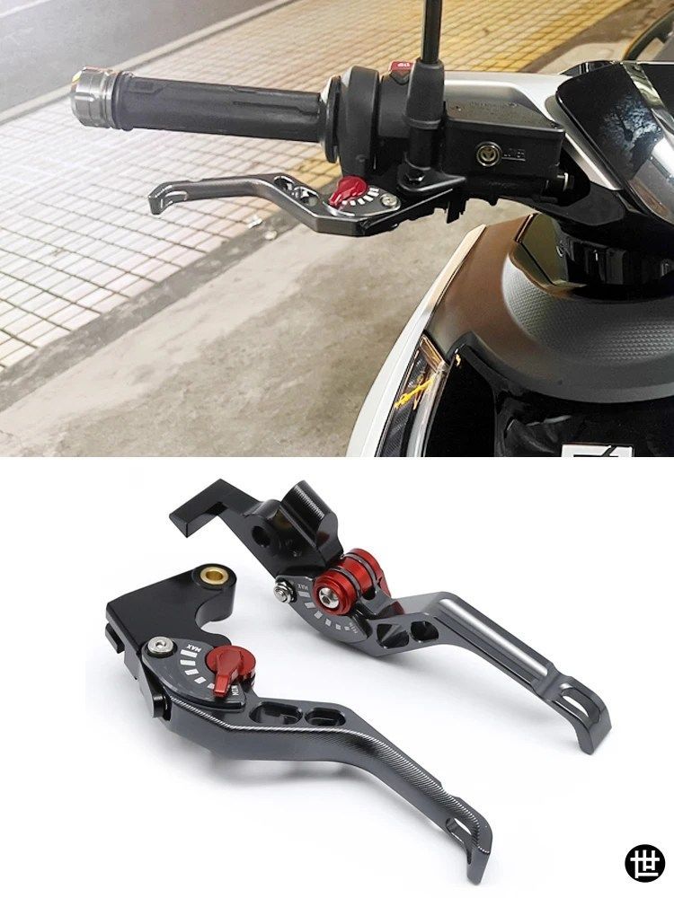 ヤマハ MT07 2014-2025 / MT09 FZ09 2014-2020 / テネレ 700 900 2019-2025 用 2本指 ブレーキクラッチレバー