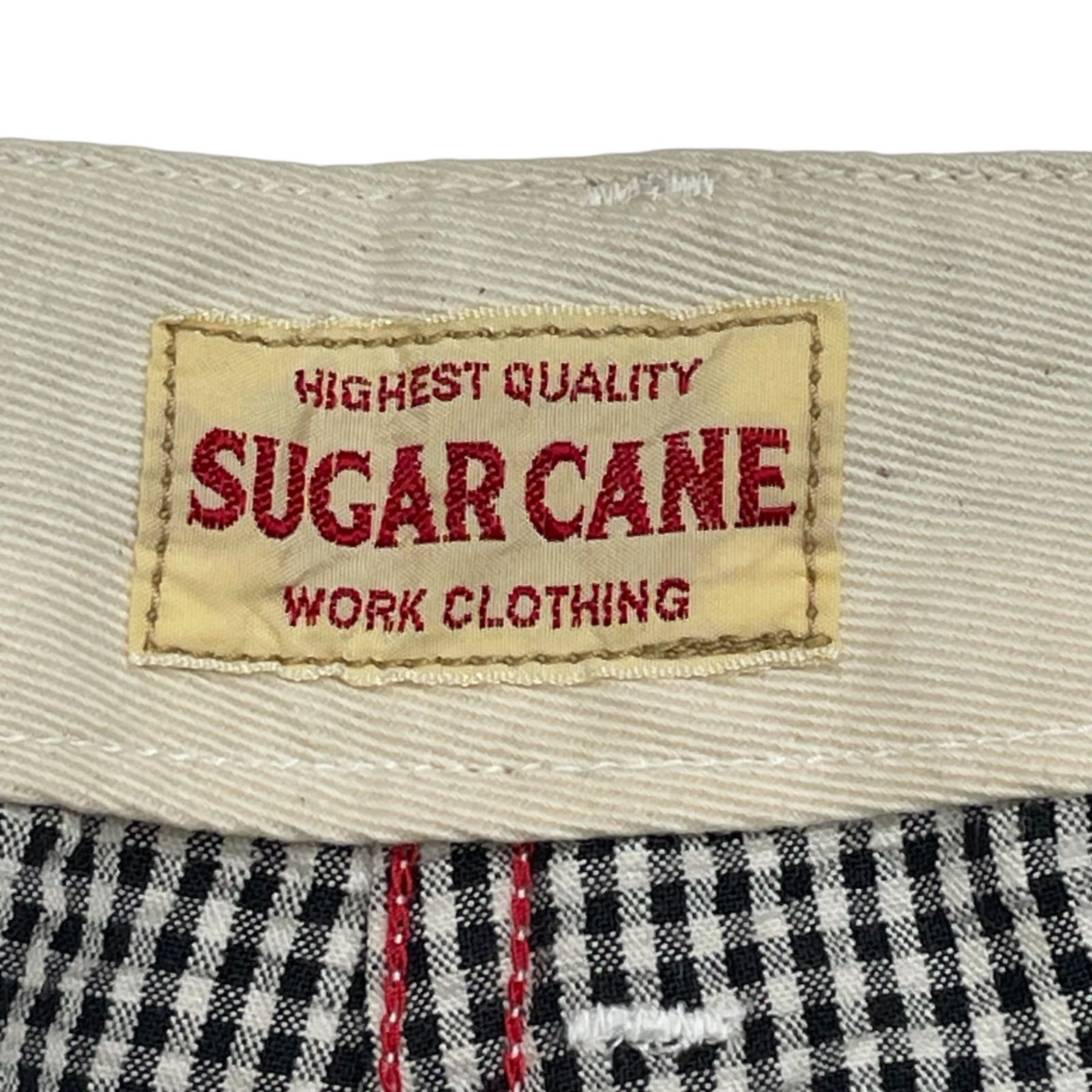 未使用品 34 SUGAR CANE SC40561 M-41 シュガーケーン ピンチェック チノパンツ コックパンツ