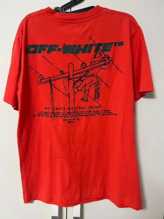オフホワイト OFFWHITE 正規品 オレンジ 半袖Tシャツ オフホワイト OFFWHITE 正規品 オレンジ 半袖Tシャツ
