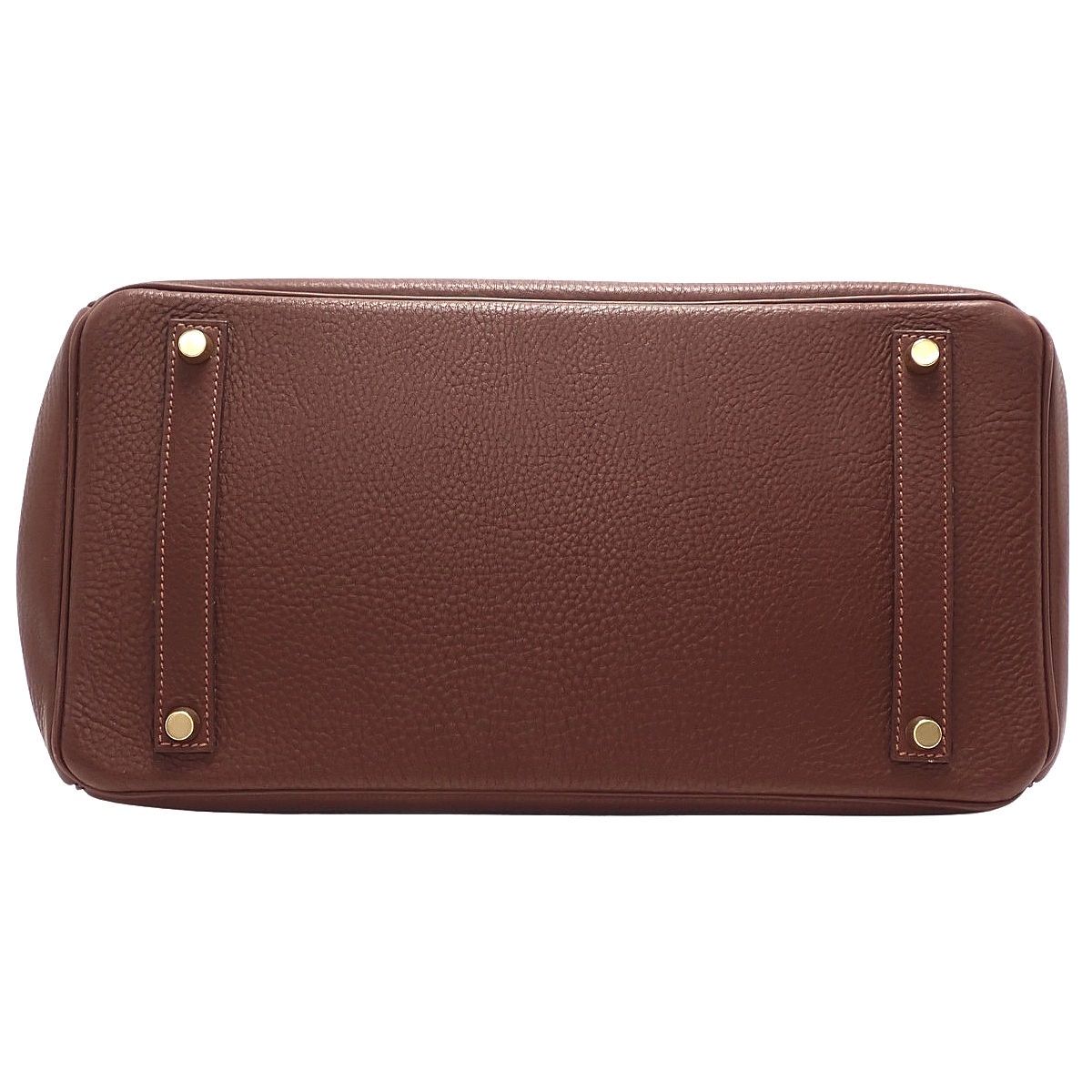 HERMES(エルメス) バーキン35 ハバナ ブラウン茶 トゴ ゴールド金具 □C刻印 ハンドバッグ トートバッグ レディース 40802196895【中古】【アラモード】 HERMES(エルメス) バーキン35 ハバナ ブラウン茶 トゴ ゴールド金具 □C刻印 ハンドバッグ トートバッグ レディース 40802196895【中古】【アラモード】