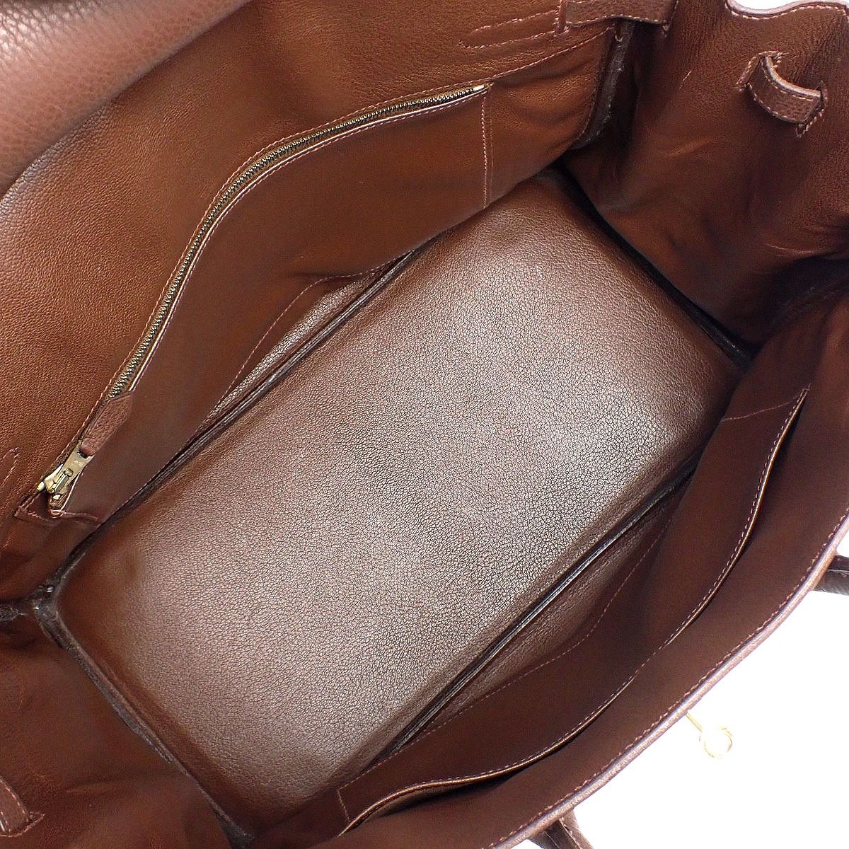 HERMES(エルメス) バーキン35 ハバナ ブラウン茶 トゴ ゴールド金具 □C刻印 ハンドバッグ トートバッグ レディース 40802196895【中古】【アラモード】 HERMES(エルメス) バーキン35 ハバナ ブラウン茶 トゴ ゴールド金具 □C刻印 ハンドバッグ トートバッグ レディース 40802196895【中古】【アラモード】