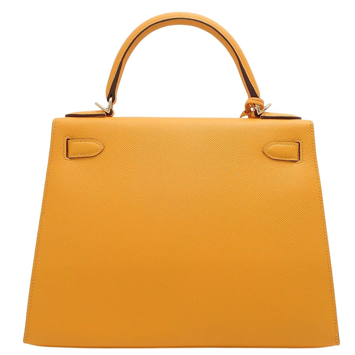 HERMES(エルメス) ケリー28 (外縫い) ジョーヌドール タバックキャメル イエロー黄 エプソン シャンパンゴールド金具 A刻印 ハンドバッグ 2WAY ショルダー 肩掛け パーソナルオーダー品 レディース 40802196547【中古】【アラモード】 HERMES(エルメス) ケリー28 (外縫い) ジョーヌドール タバックキャメル イエロー黄 エプソン シャンパンゴールド金具 A刻印 ハンドバッグ 2WAY ショルダー 肩掛け パーソナルオーダー品 レディース 40802196547【中古】【アラモード】