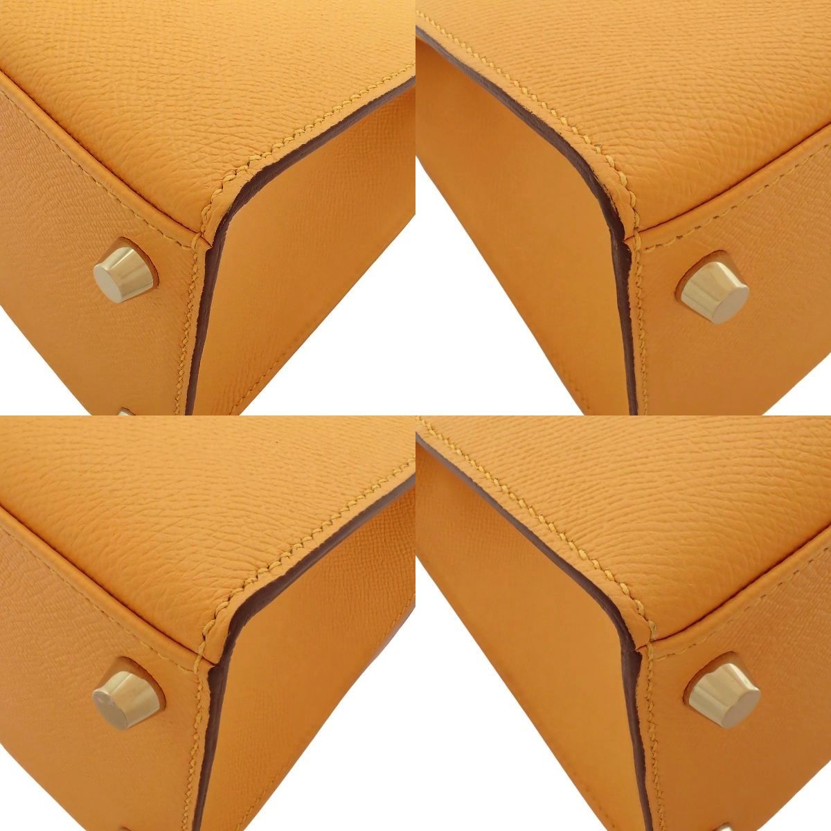 HERMES(エルメス) ケリー28 (外縫い) ジョーヌドール タバックキャメル イエロー黄 エプソン シャンパンゴールド金具 A刻印 ハンドバッグ 2WAY ショルダー 肩掛け パーソナルオーダー品 レディース 40802196547【中古】【アラモード】 HERMES(エルメス) ケリー28 (外縫い) ジョーヌドール タバックキャメル イエロー黄 エプソン シャンパンゴールド金具 A刻印 ハンドバッグ 2WAY ショルダー 肩掛け パーソナルオーダー品 レディース 40802196547【中古】【アラモード】