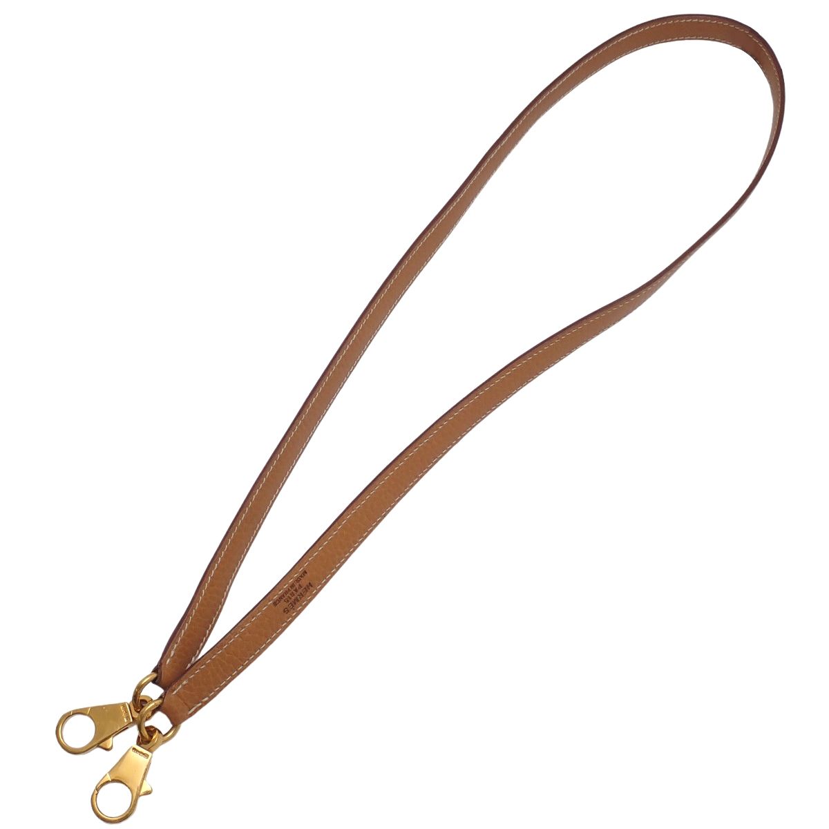 HERMES(エルメス) ショルダーストラップ ナチュラルサブレ ブラウン茶 アルデンヌ ゴールド金具 小物 バッグストラップ バッグ小物 レディース 40802184214【中古】【アラモード】 HERMES(エルメス) ショルダーストラップ ナチュラルサブレ ブラウン茶 アルデンヌ ゴールド金具 小物 バッグストラップ バッグ小物 レディース 40802184214【中古】【アラモード】