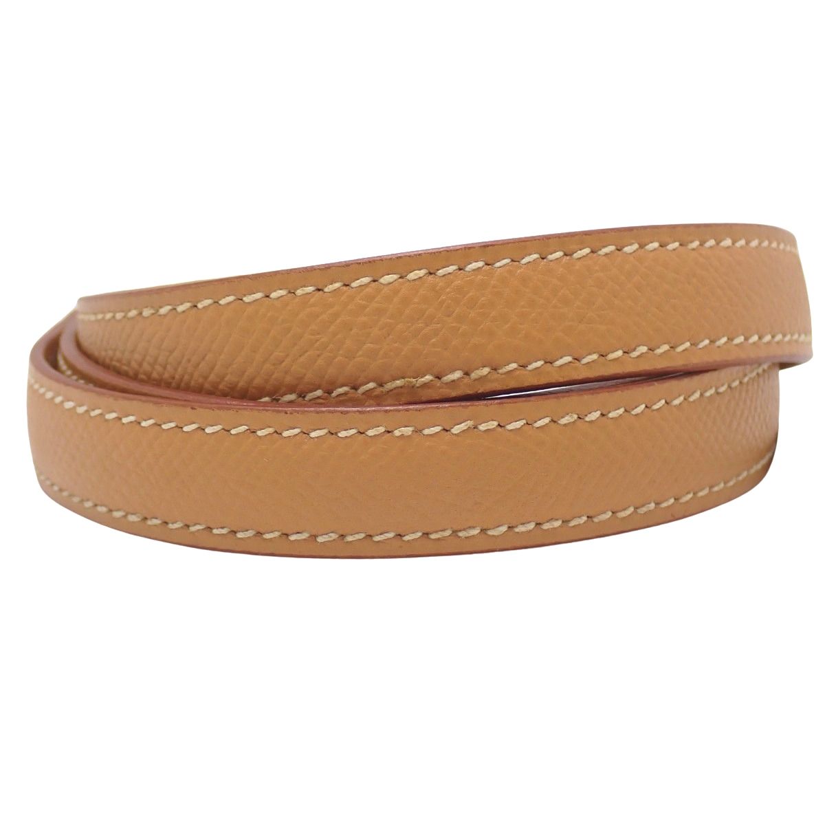 HERMES(エルメス) ショルダーストラップ ナチュラル ベージュ クシュベル ゴールド金具 小物 バッグストラップ バッグ小物 レディース 40802174672【中古】【アラモード】
