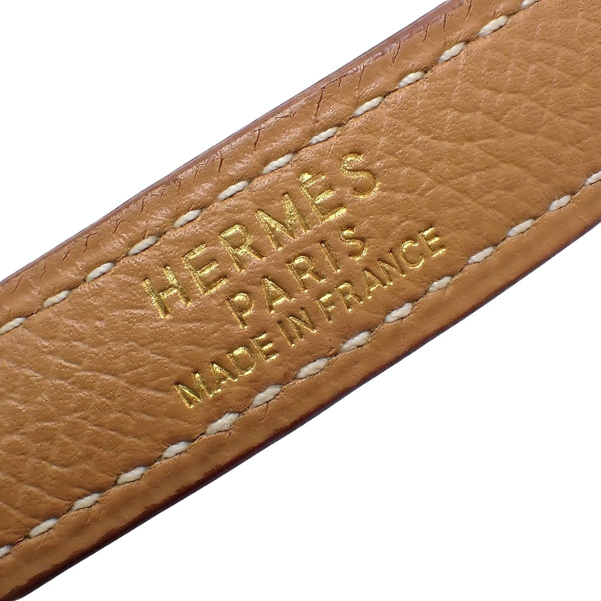 HERMES(エルメス) ショルダーストラップ ナチュラル ベージュ クシュベル ゴールド金具 小物 バッグストラップ バッグ小物 レディース 40802174672【中古】【アラモード】