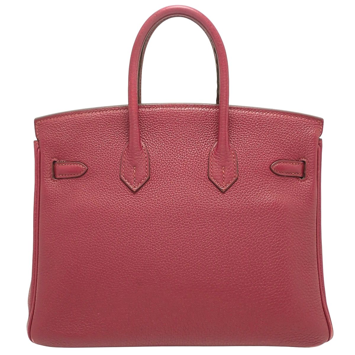 HERMES(エルメス) バーキン25 ルビー レッド赤 トゴ パラジウム金具 シルバー金具 □N刻印 ハンドバッグ トートバッグ レディース 40802196882【中古】【アラモード】