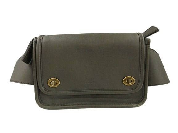 コーチ COACH レガシー レザー ロックバッグ 70722 カーキ系 ボディ