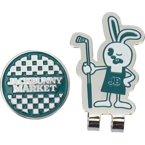 [ジャックバニー] マーカー [うさぎシリーズ](エプロンうさぎ・マグネット式) / ゴルフ ボール / 262-5184302 140_グリーン FRY ed0f93a8
