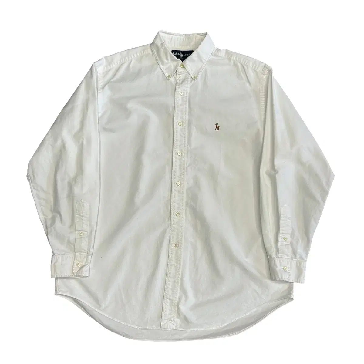 16-34 POLO RALPH LAUREN 白 コットン シャツ