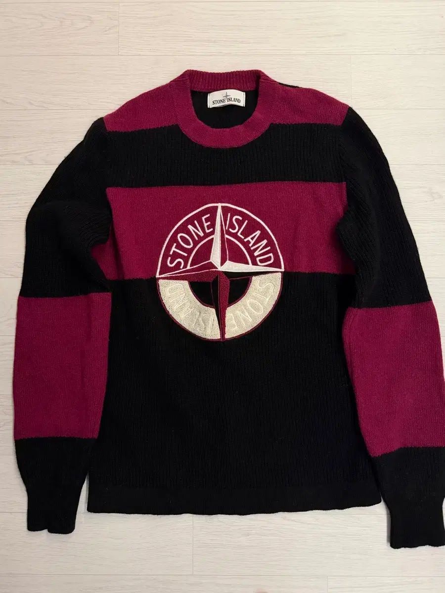 (正規品) STONE ISLAND ストーンアイランド ビックロゴ ニット m