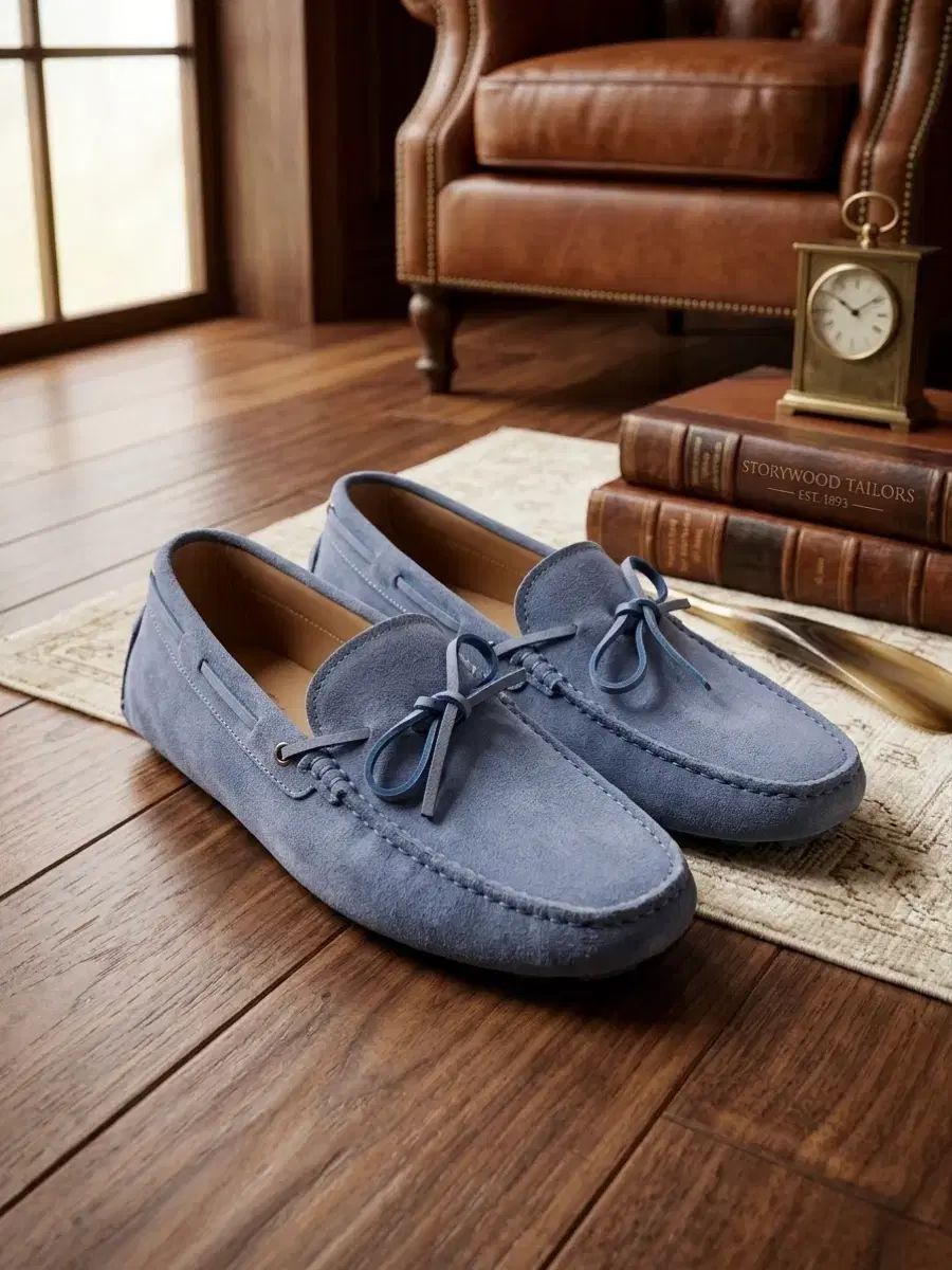 TOD'S トッズ スウェード ドライビング シューズ