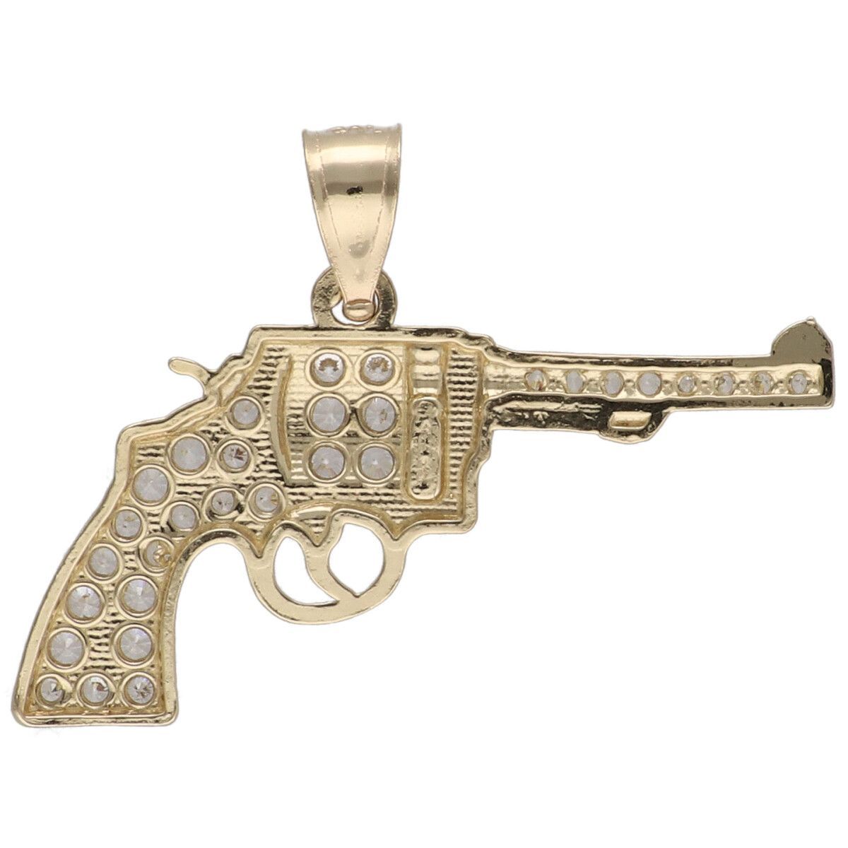 【中古】 AVALANCHE アバランチ ガン ペンダント ジルコニア 10K イエローゴールド チャーム ネックレス 26014059 AO 中古】 AVALANCHE アバランチ ガン ペンダント ジルコニア 10K