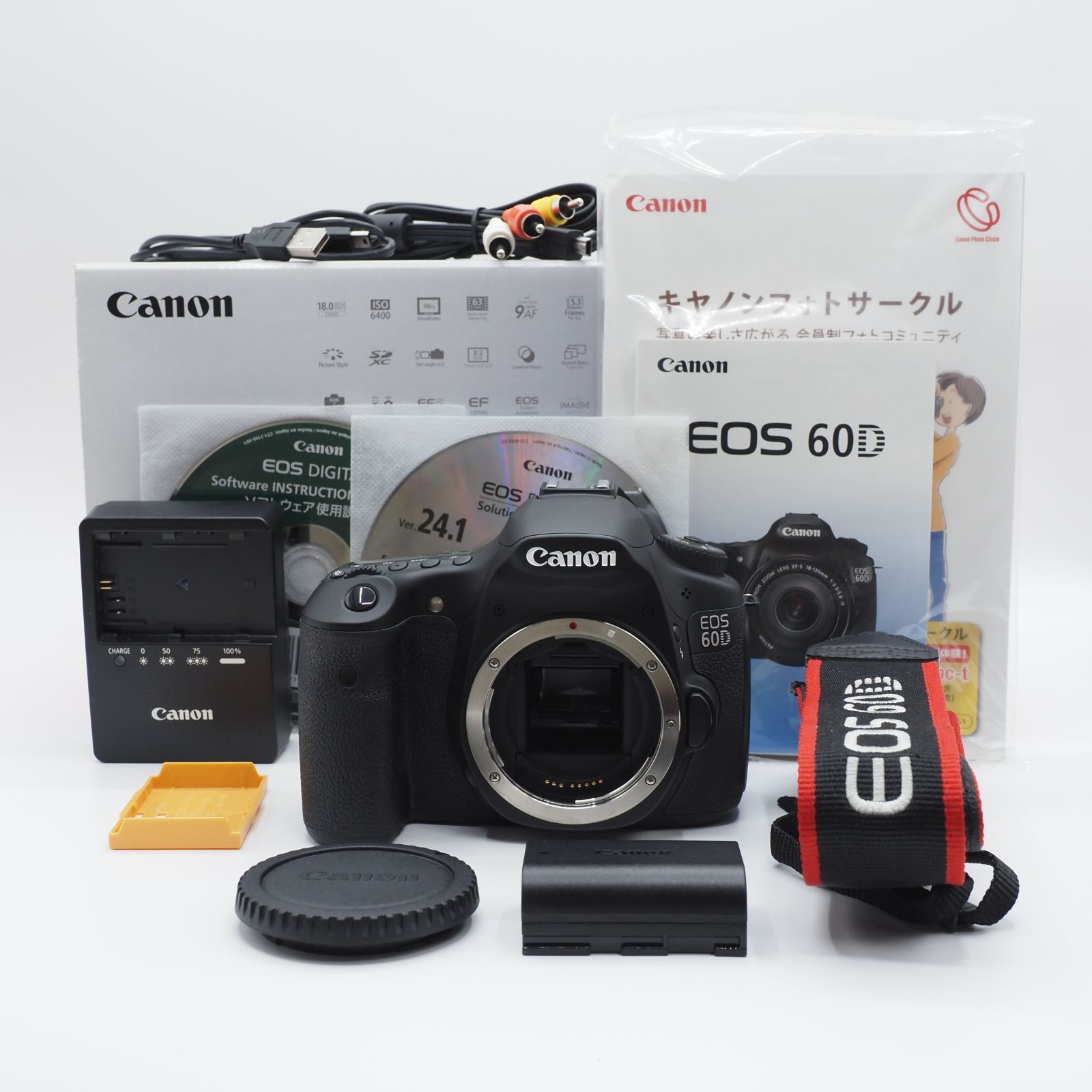 ショット数7,179回 Canon キヤノン EOS 60D ボディ 新品級 デジタル一眼レフ 新品級 #3134